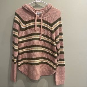 Cloud Chaser winter sweater size large fall jacket pullover hooded sweater large